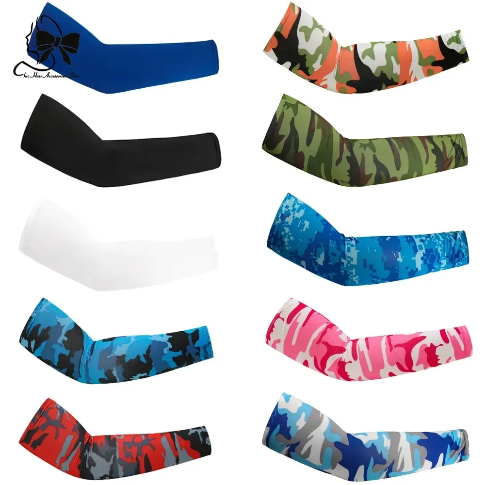 Cooling Arm Sleeves Cover Sports Running UV Sun Fishing Cycling Sleeves for Hide Tattoos Unisex Long Gloves Sunscreen Sleeves