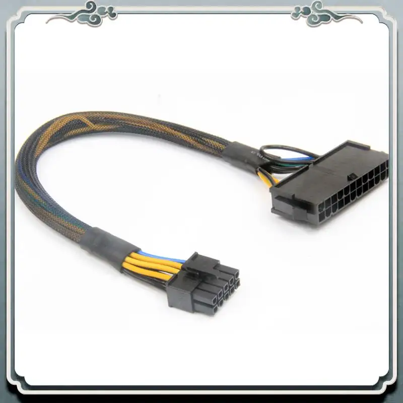 

Premium 20X 24 Pin To 10 Pin ATX PSU Main Power Adapter Braided Sleeved Cable For IBM For Lenovo PC And Servers 12-Inch(30Cm)