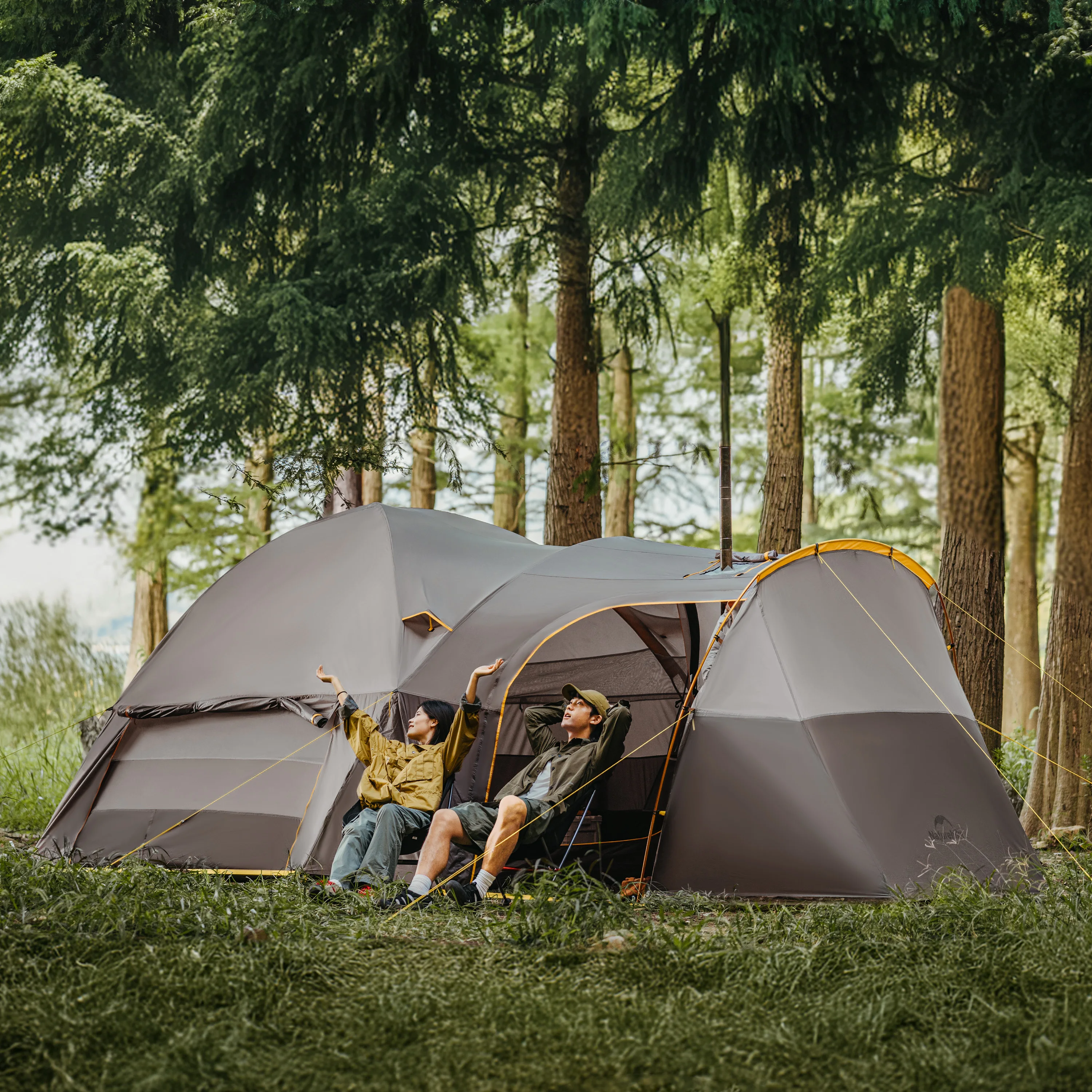 Naturehike KOTA 6 Tunnel Tent 70D One Room One Living Room Large