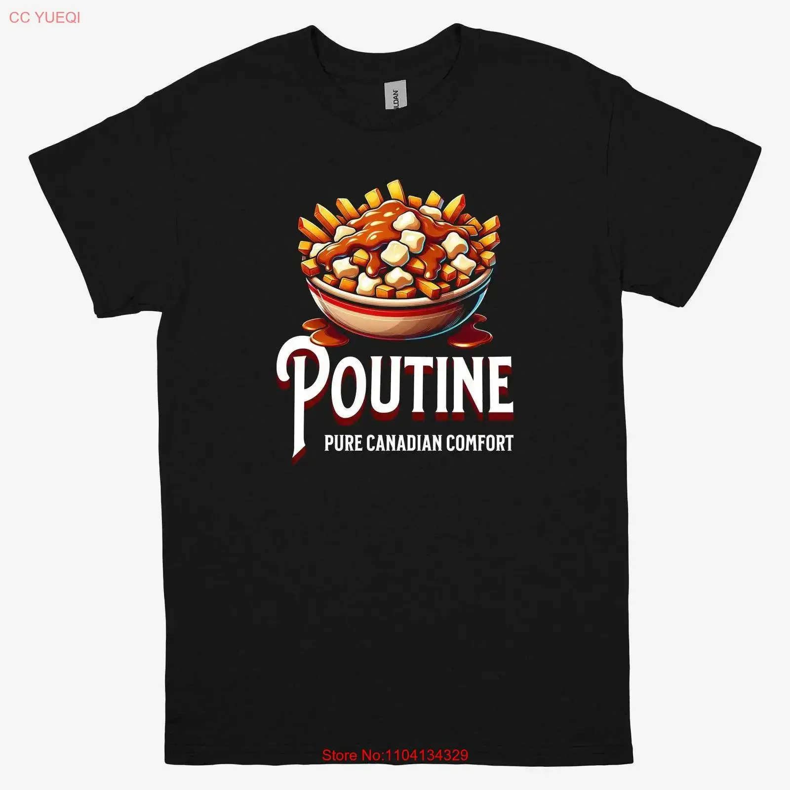 Poutine T Shirt Funny Canadian Comfort Food for Gravy Lovers Great Canadians and Foodies Fries vintage Washed designer clothes