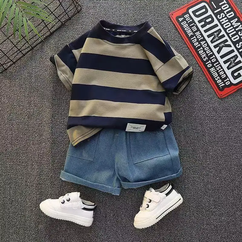 

Baby Boys Summer New Sport Outfits Children 1-5 Years Sleeveless Quick Drying Vest+Short 2pcs Suit Kids Basketball Clothing