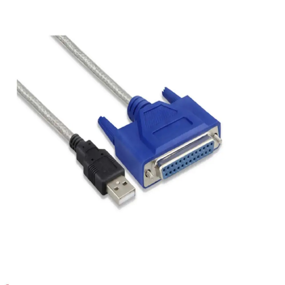 USB 2.0 To 25 Pin DB25  Female  Parallel Port Cable IEEE 1284 12Mbps Parallel Printer adapter Cable for Computer PC Laptop