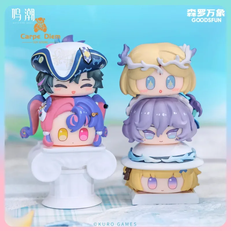 

Оригинальные Wuthering Waves Tuanzi Jenga Series Blind Box Cute Bean Kuro Games Периферийные товары Camellya Rover Мини-орнамент Подарок