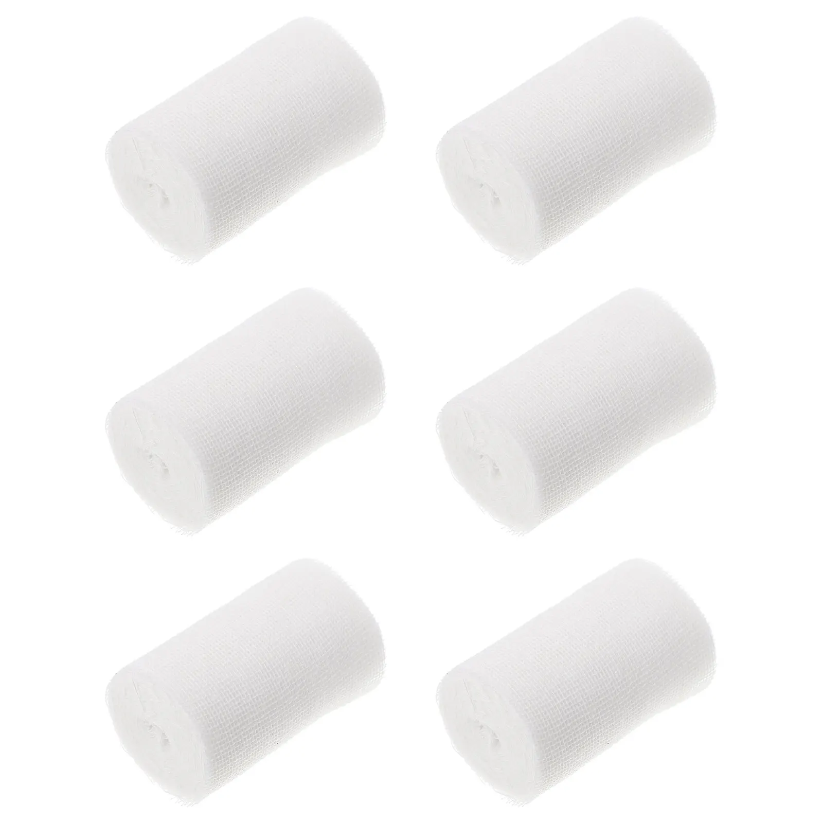 

10 Rolls Gauze Bandage Medical Emergency First Aid White Breathable Injury Professional Practical Wrist Foot Ankle Knee Elbow