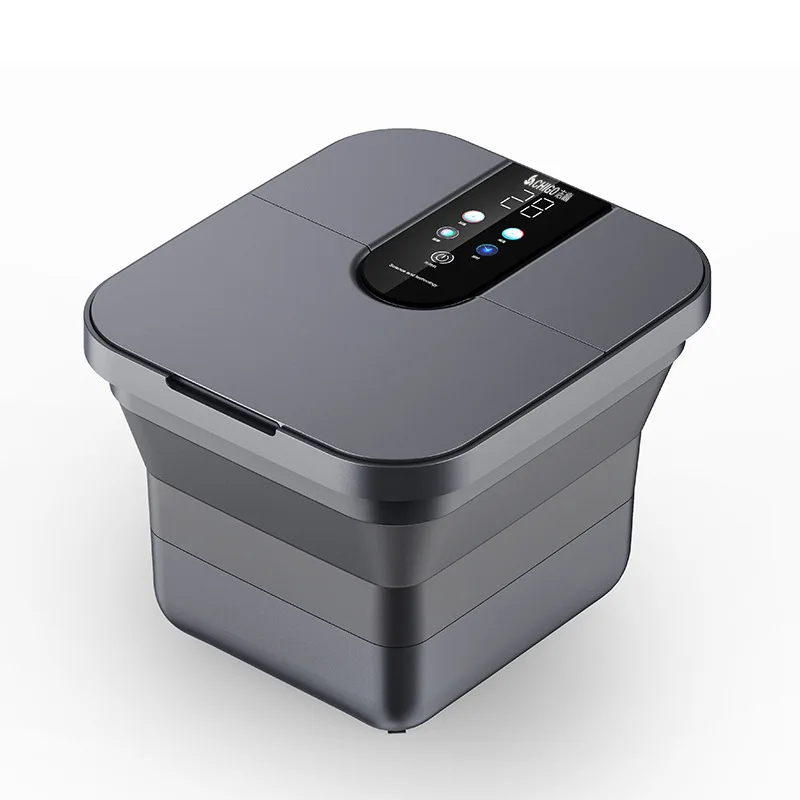 

Складное ведро для замачивания ног с постоянной температурой и подогревом, бытовая автоматическая электрическая массажная ванна для ног, портативная дорожная ванна