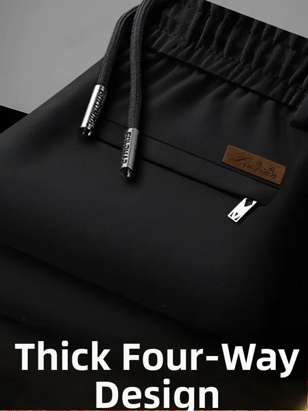 

Теплые спортивные брюки Thiened Fce с подкладкой, мужские повседневные прямые брюки для осени и зимы, для работы на открытом воздухе, из полиэфирного волокна