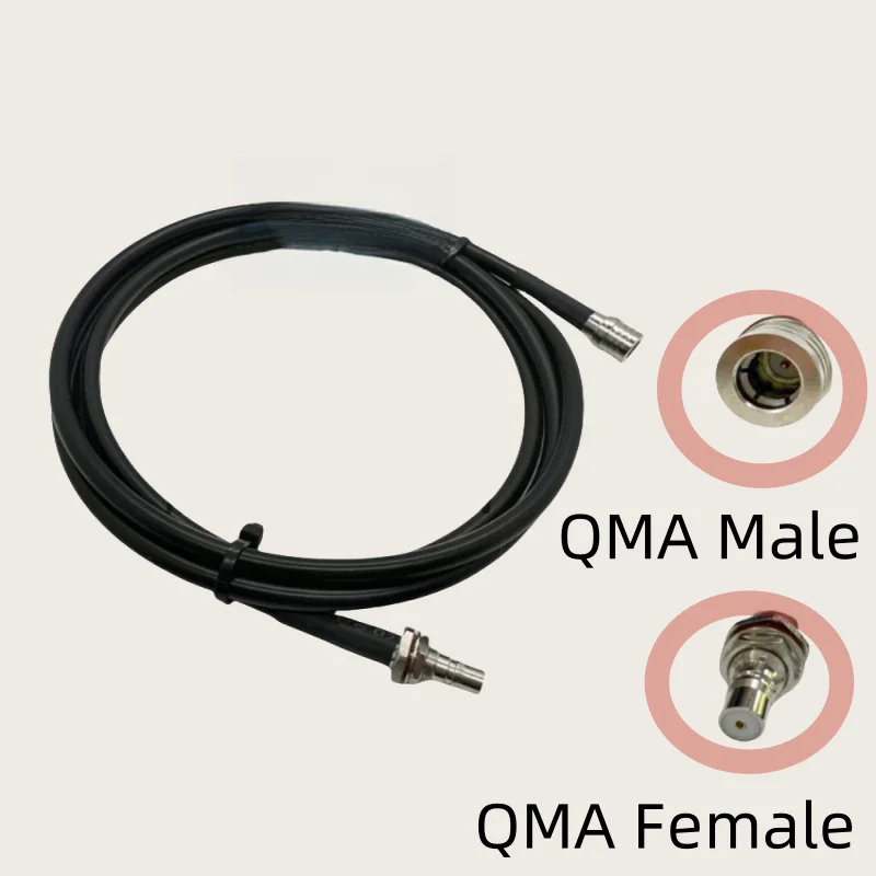 RG223 Cable QMA Male to QMA Male Female right angle adapter RG-223 50ohm RF Coaxial Cable WiFi Antenna Extension Cord Pigtail