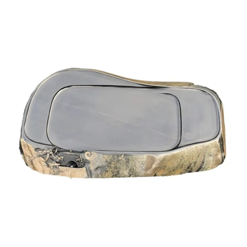 

Natural raw stone tea tray boutique pastoral tea sea household advanced single-layer mobile stone tea table