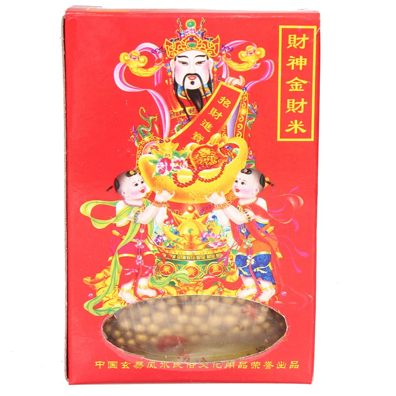 God Of Wealth Jincai Rice Guanyin Jincai Rice Fengwu Element Raw Material Jincai Rice