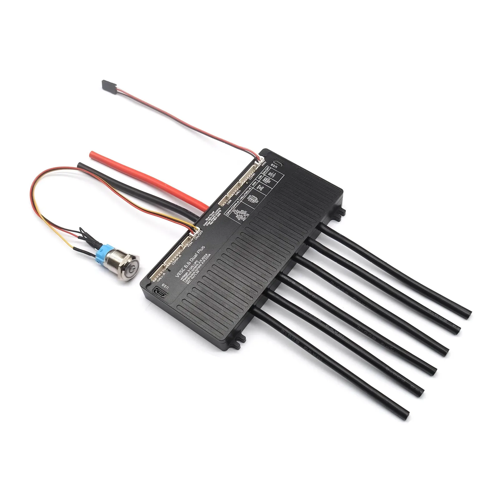

Freerchobby ESC на базе Vesc 6, Dual ESC6.6, 12S, 200A, скейтборд, контроллер двигателя AGV Go Kart