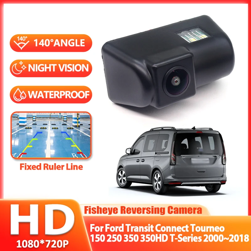 New! 140 degree CCD Car Reversing Rear View Backup Camera For Ford Transit Connect Tourneo 150 250 350 350HD T-Series 2000~2018