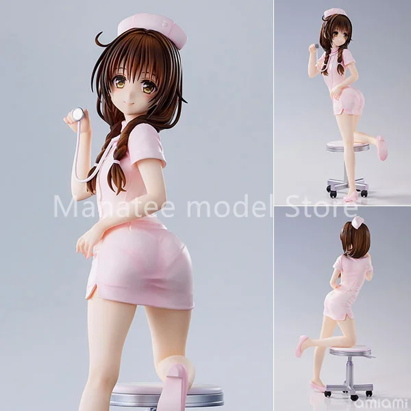 

Union Creative Original To Love-Ru Darkness Mikan Yuuki Nurse Cosplay PVC Action Figure Anime Model Toys Collection Doll Gift