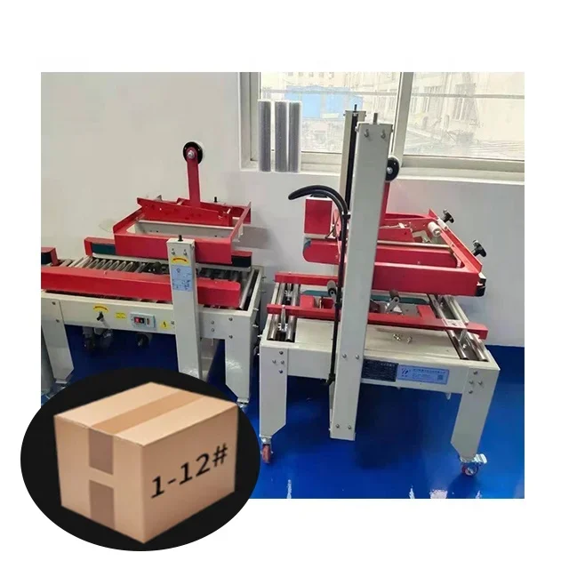 

Folding- sealing machine Double Column Automatic Sealing Machine Carton tape sealing and packing machine