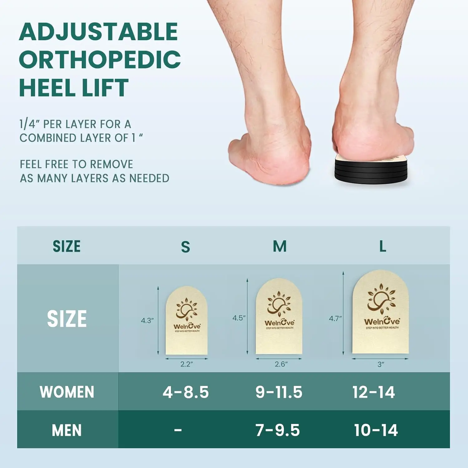 

Sumifun Shoe Lift Orthotic Insole Flat Feet Arch Fasciitis Support Orthopedic Men Women O/x Leg Correction Health Care Insoles