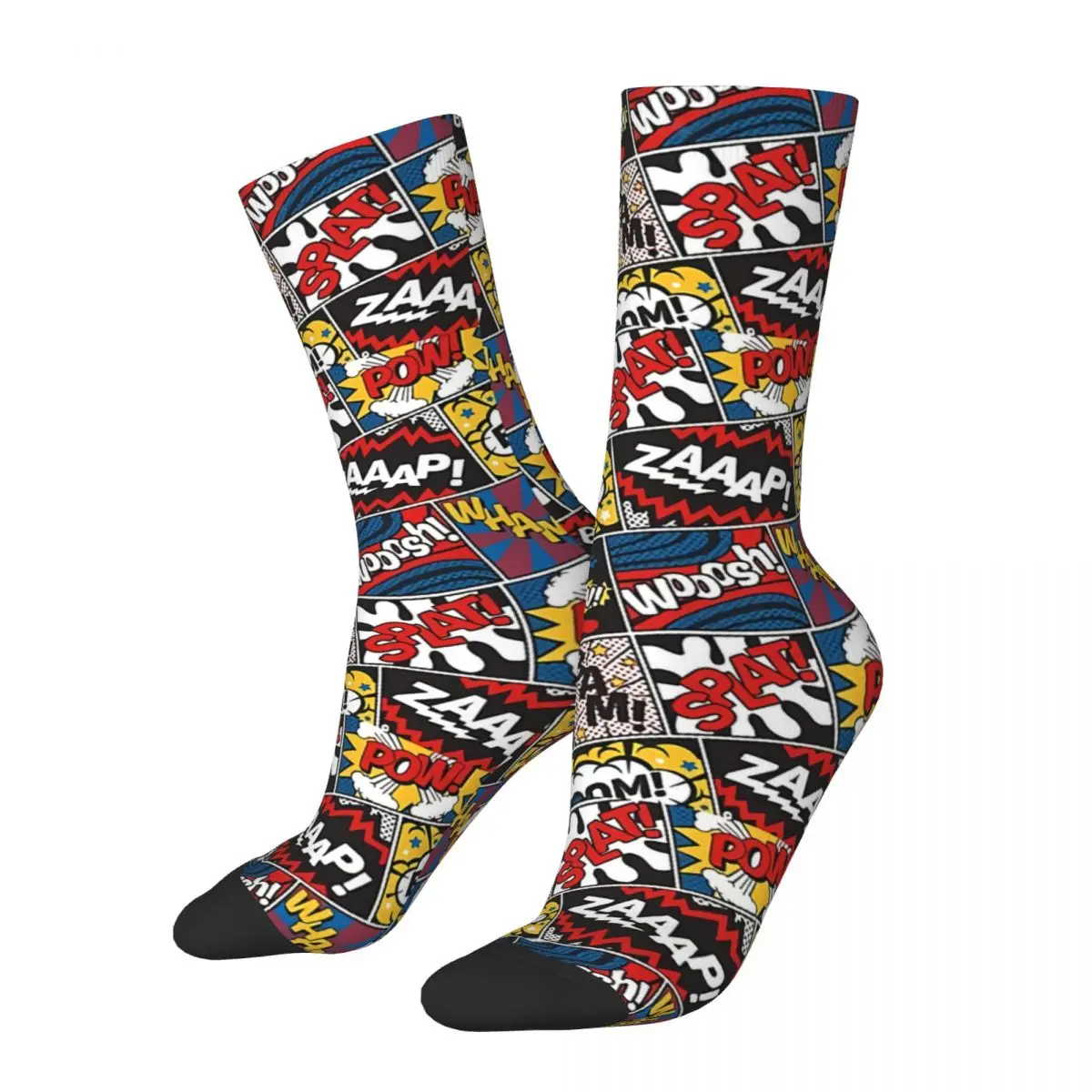 

Pattern Retro Comic Book Kawaii Socks Sports Cartoon Pattern Socks