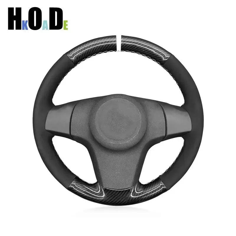 

Suede Black Steering Wheel Cover For Chevrolet Niva 3-Spoke Lada Niva Opel Vauxhall Corsa D 2006-2014