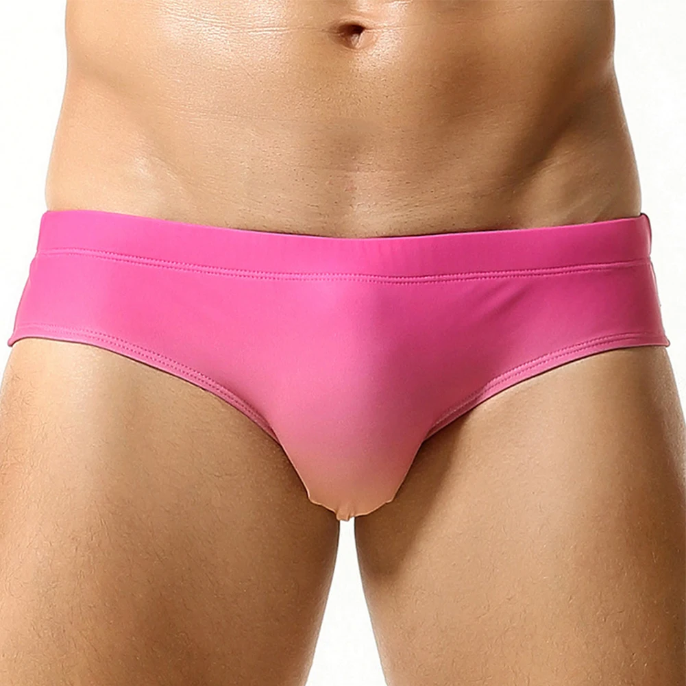 Pouch Underwear Beach Swimwear For Beach For Sport Brand New Comfortable Fit Daily Wear Gradient Pattern Low Waist