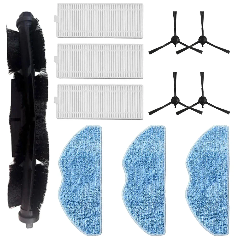 Kit de almohadilla de fregona con filtro de Cepillo Lateral principal para aspiradora X10 SW, piezas de repuesto, accesorios de herramientas de limpieza del hogar