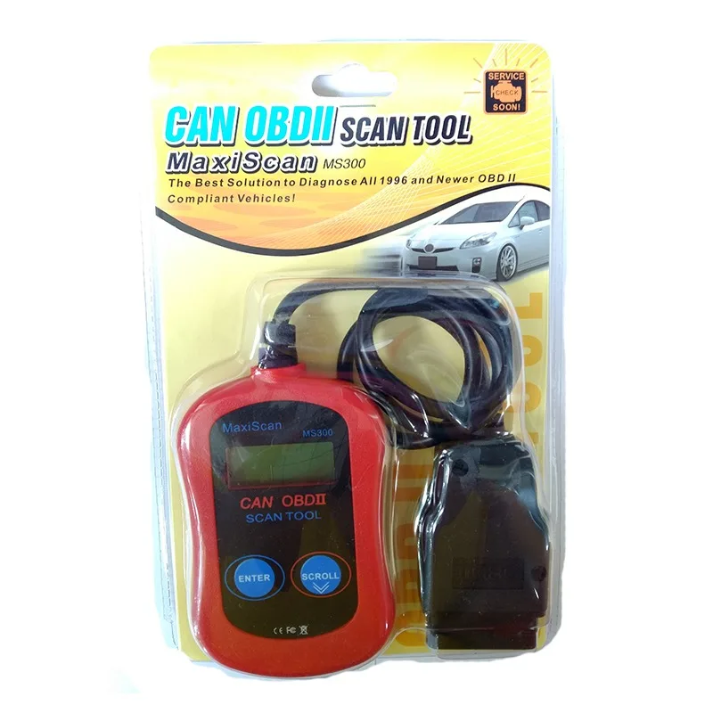 MS 300 OBD2 CAN BUS Code Reader Scanner Detector
