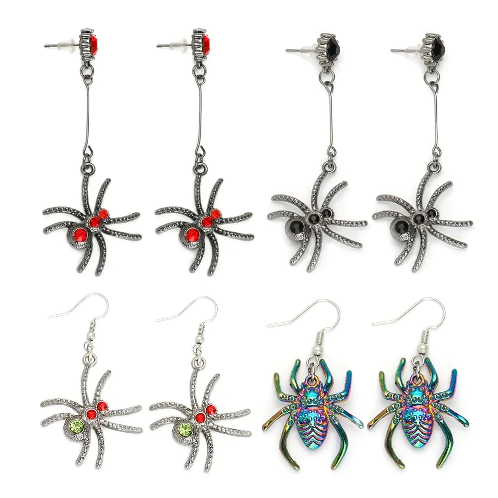 

diy personalized spiders with elegant temperament, exaggerated animal accessories, and Gothic fashion clothing accessories