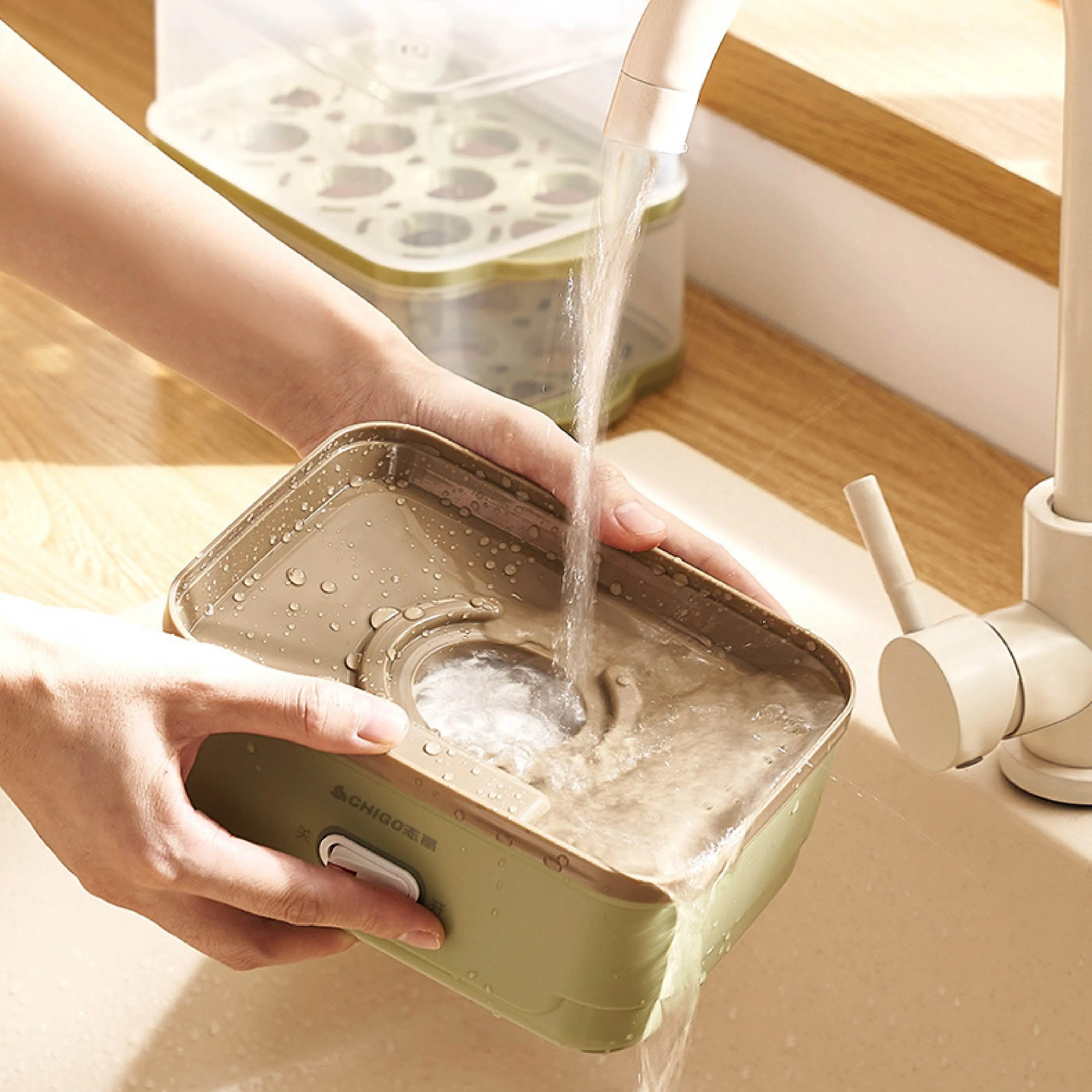 350 W Eierkocher, mehrschichtig, für Schlafsaal/Zuhause, Frühstücksmaschine, Multifunktions-Ei-Dampftopf mit heißer Quelle, automatische Abschaltung, Eierdampfer