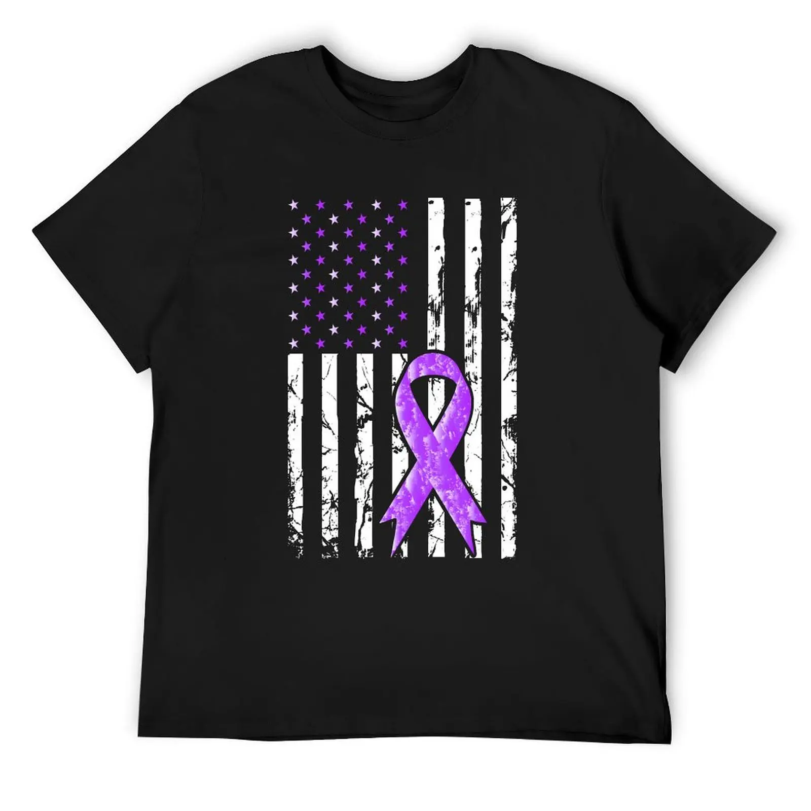 

Copy of I Wear PurpleAlzheimer's Awareness Support T-Shirt Short sleeve tee vintage graphic tee cute tops t shirt men