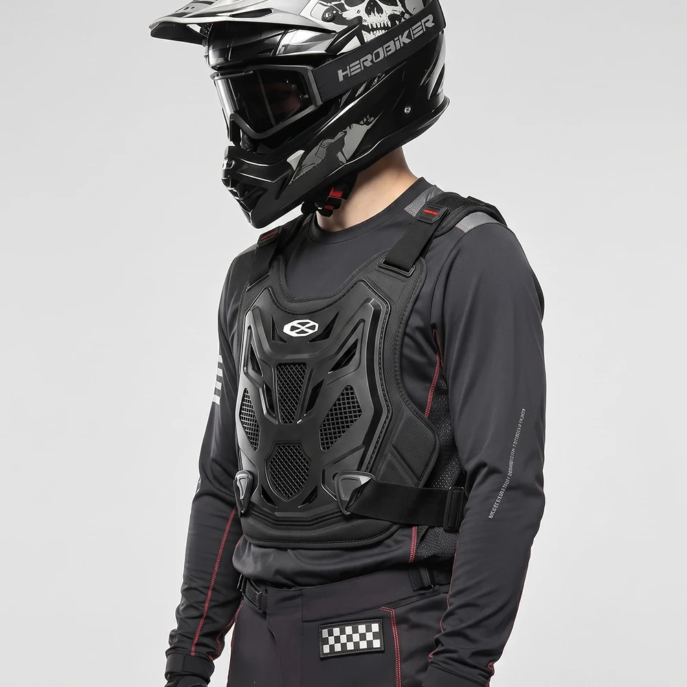 Men's Motorcycle Armor Vest Anti-Fall Motorbike Riding Jacket Armor Motocross Full Body Armor Pants Moto Protective Equipment