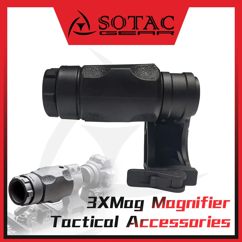 

SOTAC Weapon 3XMag Magnifier Scope With 2.26 Inch FTC Tactical Aim Mount with Full Markings