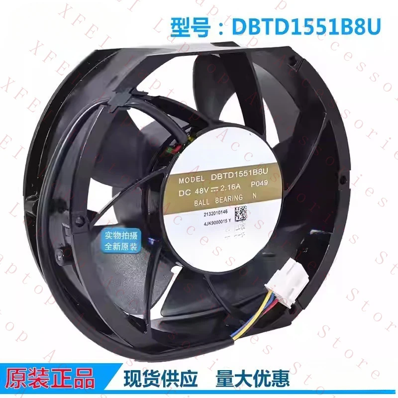 D  FOR AVC DBTD1551B8U 17251 DC48V 2.16A 17.2CM 4-Wire High Airflow Cooling Fan