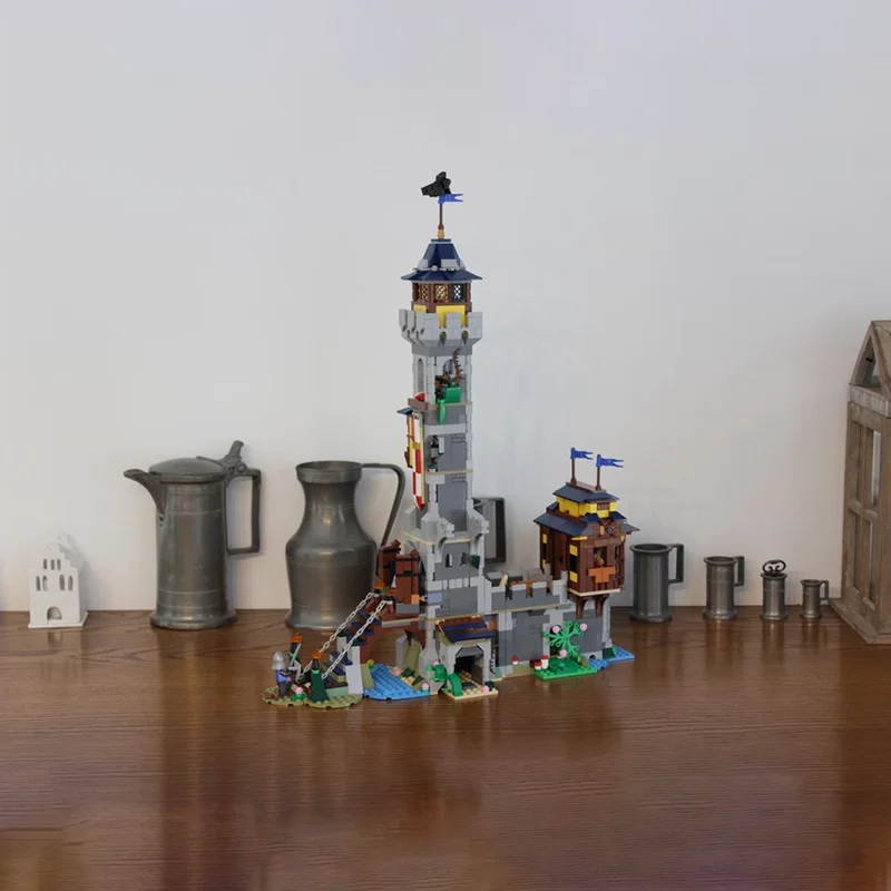 

1312PCS Moc medieval architecture wizard's dungeon model DIY assembly building blocks toys children's birthday gift