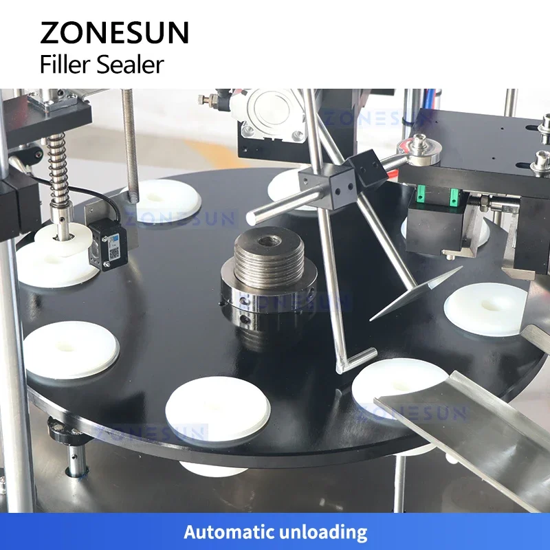 Zonesun Sigillatore per tubi in plastica Macchina di riempimento e sigillatura monoblocca Sigillatore ad ultrasuoni Imballaggio per tubi cosmetici ZS-FS008U