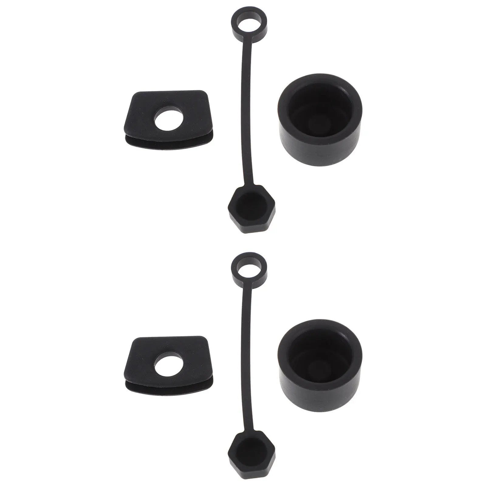 

2Set Tumbler Stopper Set Lightweight Fine Workmanship Prevent Dust Distinguish Straws Simple Practical Tumbler Stopper