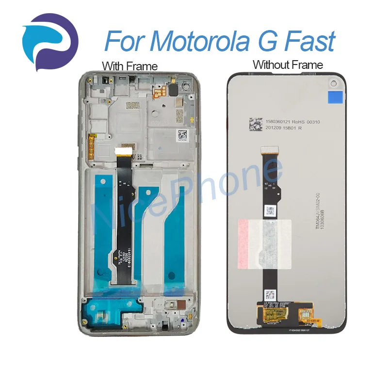 Pantalla LCD para Motorola G Fast, digitalizador táctil, 1560x720 XT2045-3, Moto G