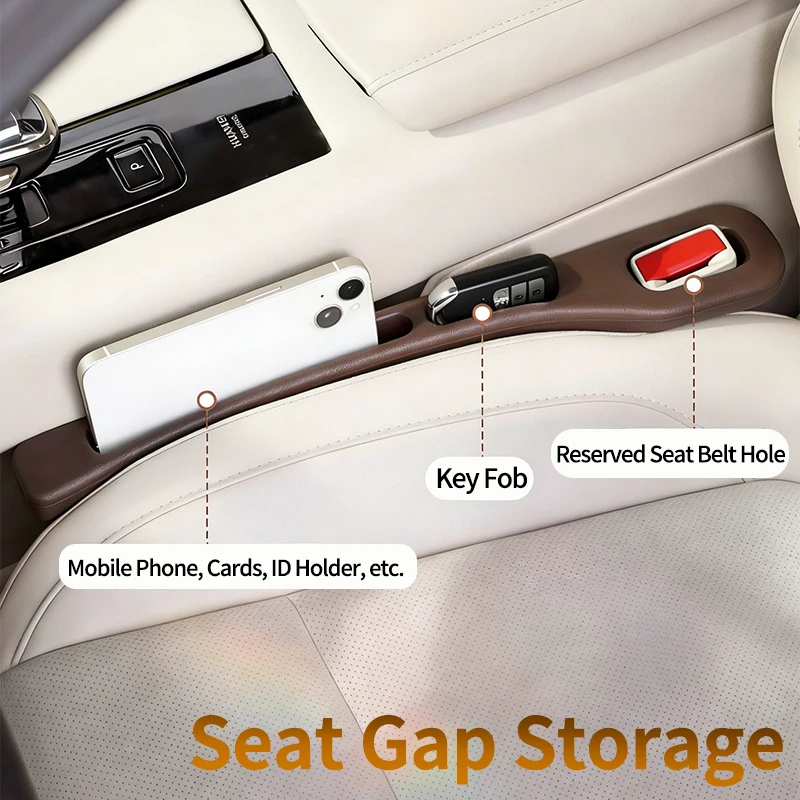 Auto seat leak proof strip ，fit for Alfa Romeo Stelvio，Multi-color Available Car Seat Gap Filler Strip, with Storage