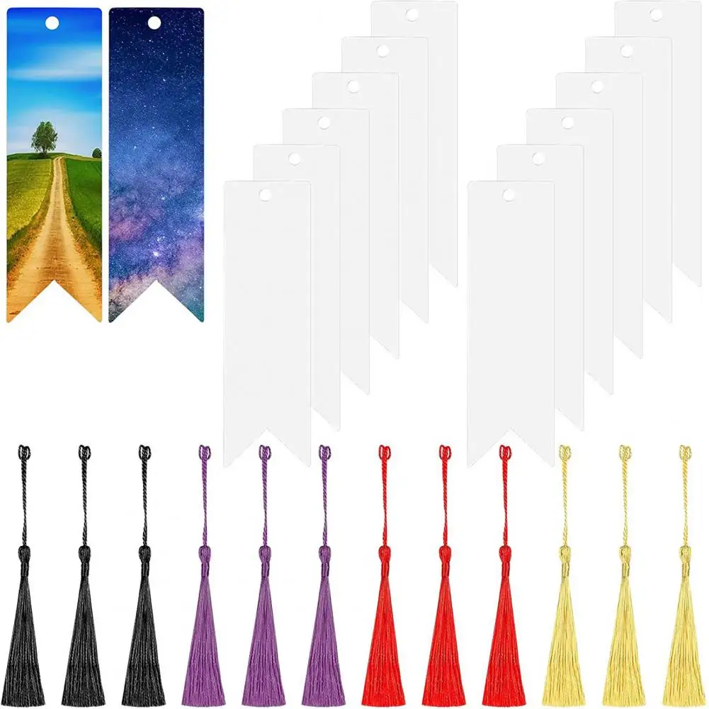 Reading Bookmark Portable Bookmark Acrylic Multi-use  Convenient Elegant Fine Texture Reading Bookmark