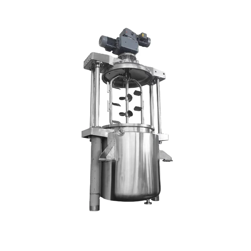 Food Hygiene Grade Vacuum Emulsifying Mixer Shampoo Maker Cosmetics Cream Homogenizer High Quality Mixing Equipment