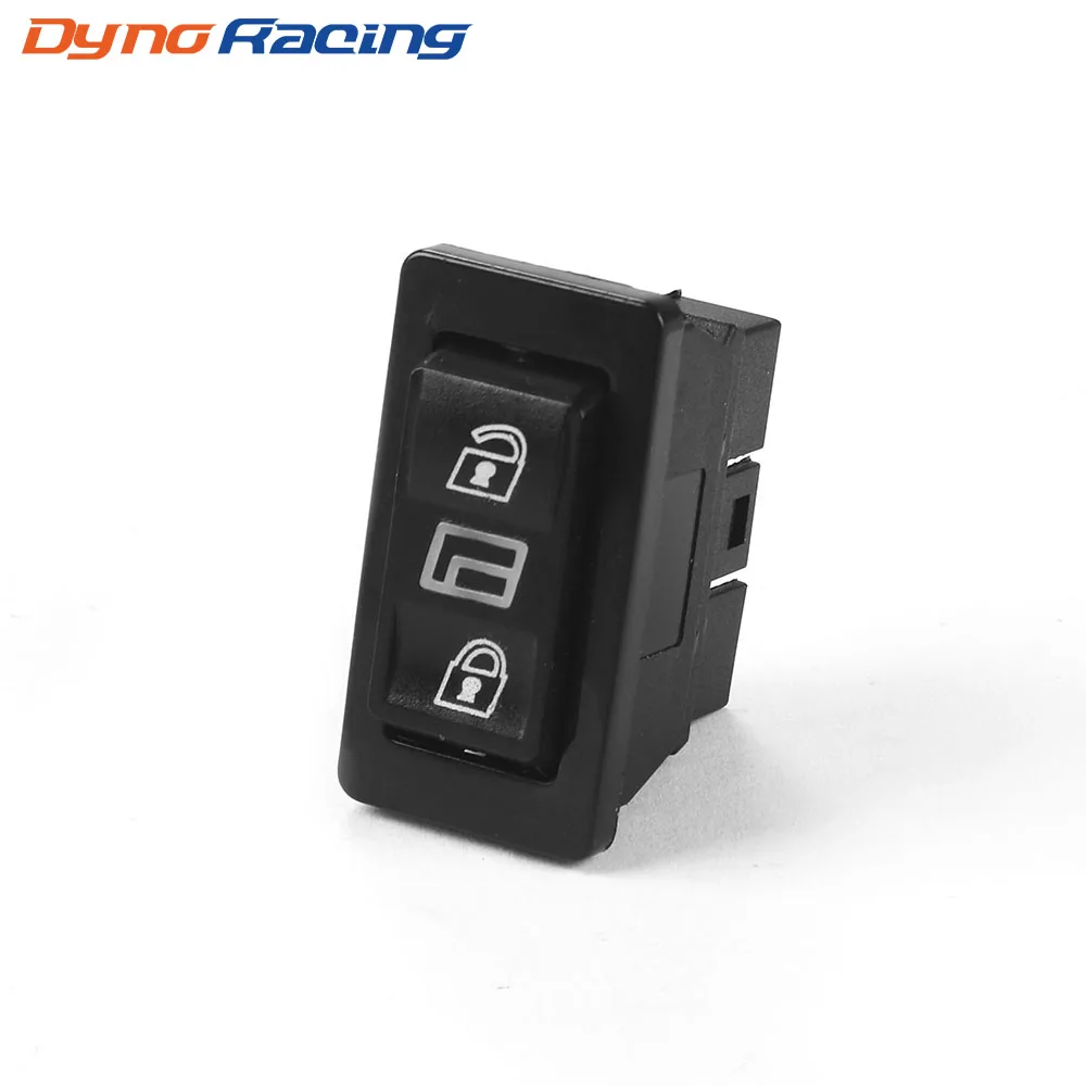 1pc 12V 20A 3 In1 Universal Car 5pins DPDT Power Door Glass Switch Door Lock Control Plastic Black Switches Electric Replacement