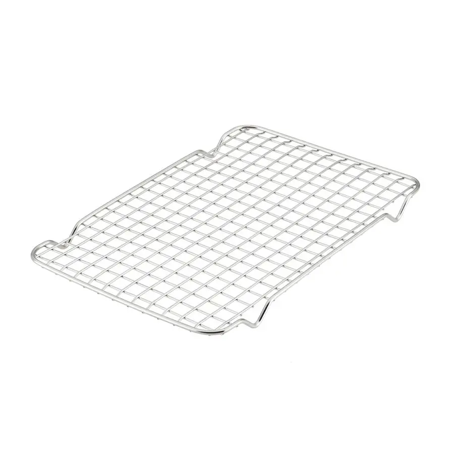 

Provisions OvenBond 9 x 12.5 Stainless Steel Quarter Sheet Pan Cooling Rack