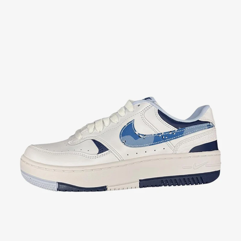 Nike genuine GamaForce new women's white and blue low top casual board shoes IB6171-101