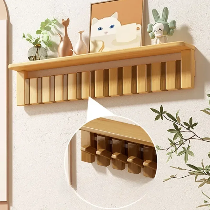 

Для массива дерева, современная скандинавская креативная настенная вешалка для одежды, роскошная вешалка для одежды для гостиной, спальни, бытовая мебель для хранения дома