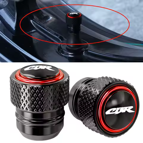 For Honda CBR650R CBR650F CBR600RR CBR1000RR CBR954RR CBR500R CBR300R CNC Aluminum Motorcycle Wheel Tire Valve Stem Caps Covers