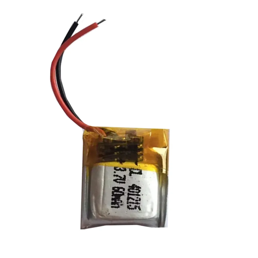 1-10PCS 401215 3.7V 60mAh Polymer Lithium Rechargeable Battery For 3D Glasses MP3 Toy Watch Selfie Stick Hearing Aid Reading Pen