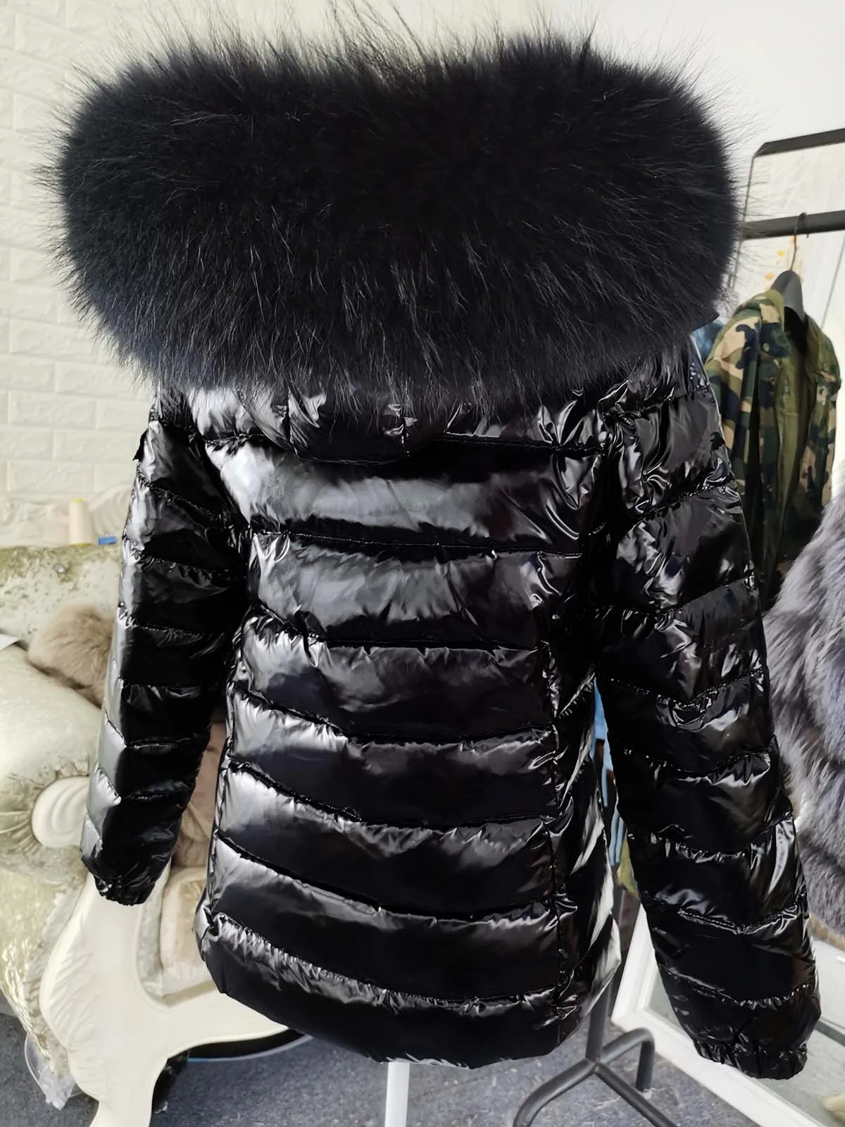 Maomaokong Winter waterproof Jacket Real White Duck
