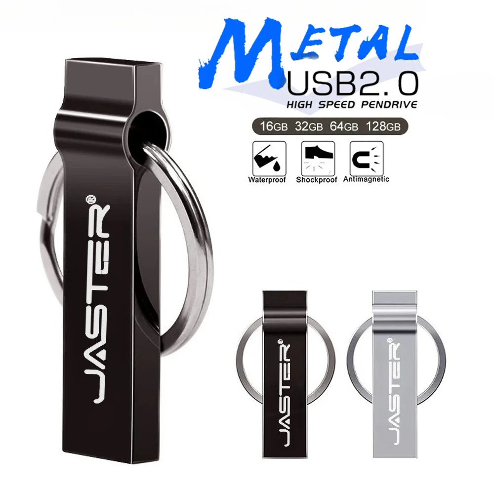 Premium Metal USB Flash Drive 8GB 16GB 32GB 64GB 128GB Thumb Pendrive 128GB USB2.0 Storage Key USB Devices High Speed usb флэшка
