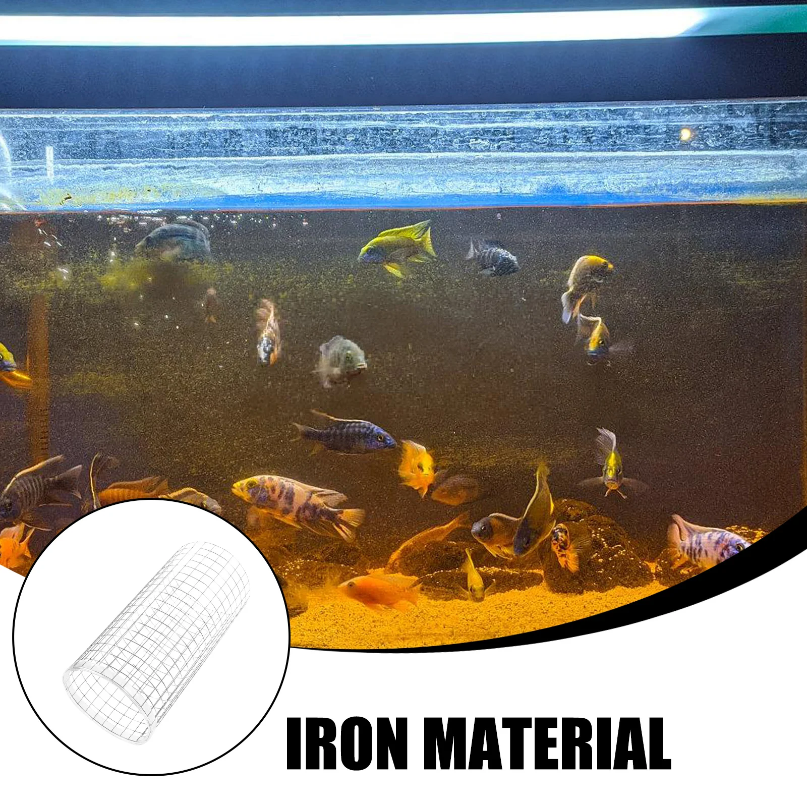 

Fish Spawning Breed Cone Grid Iron Material Stable Reliable Easy Use Angelfish Shrimp Breeding Bucket Grid Aquarium Decoration