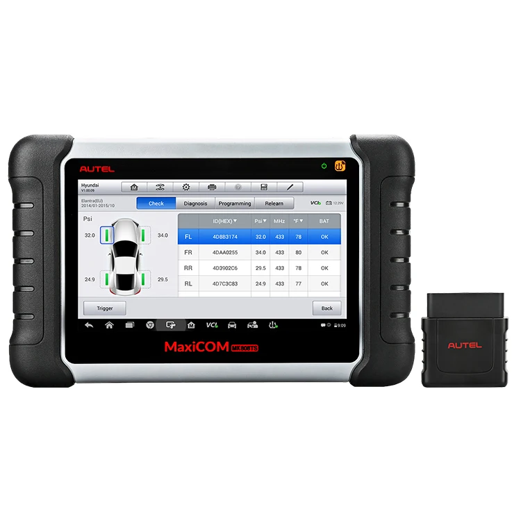 Autel MaxiCOM MK808ts Tire Pressure tpms Wireless Programming Obd2 Diagnostic Scanner mk 808ts