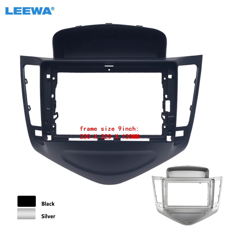 LEEWA Car Audio Radio Face Plate Fascia Frame Adapter For Chevrolet Cruze 9