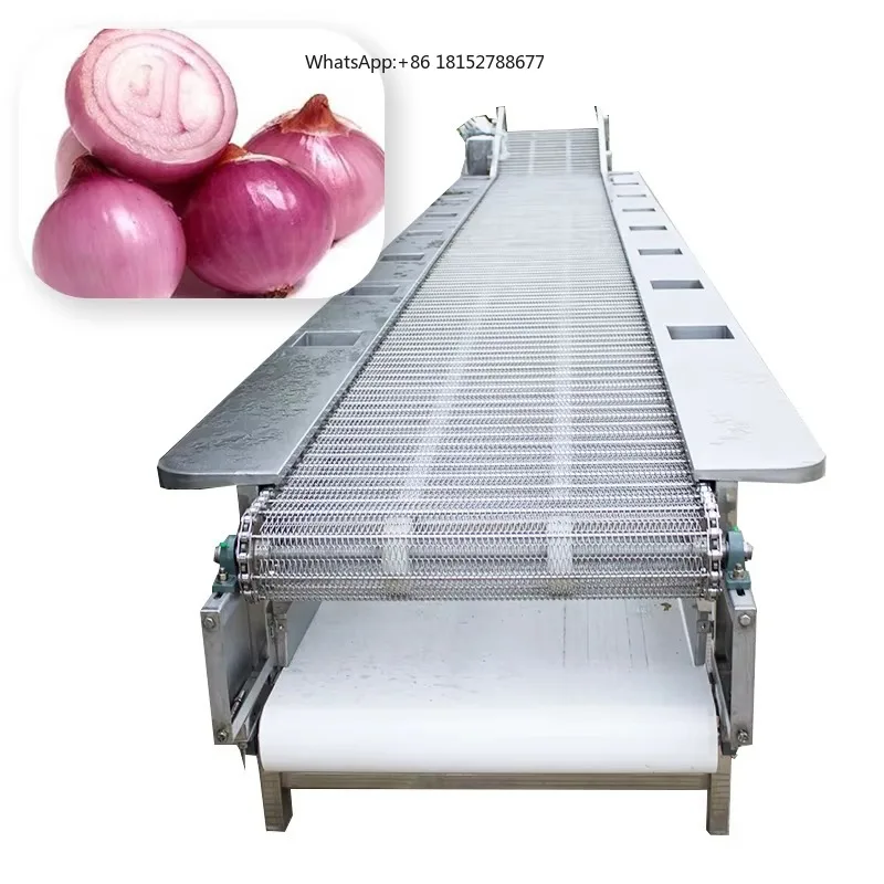 Onion Carrot Peeled Garlic Potato Vegetable Mango Passion Fruit Selection Sizing Grading Sorting Machine