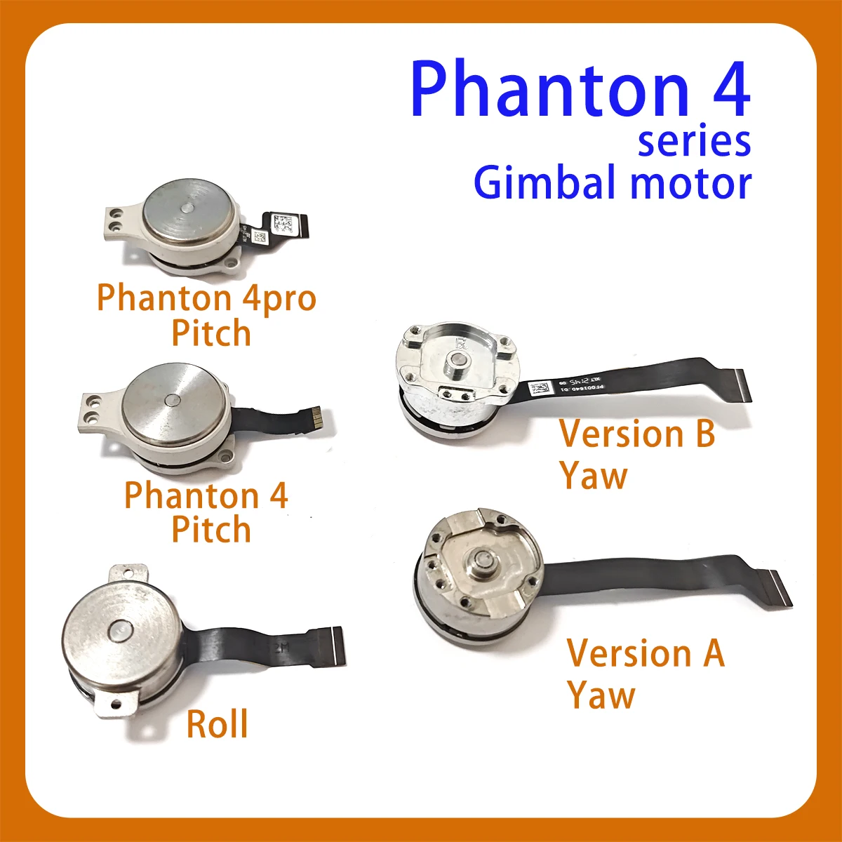 يحتاج محرك DJI Phantom 4/Pro/V2.0/RTK gimbal yaw pitch الأصلي بعد الاستبدال، وإلا سيتم توسيعها ملتوية