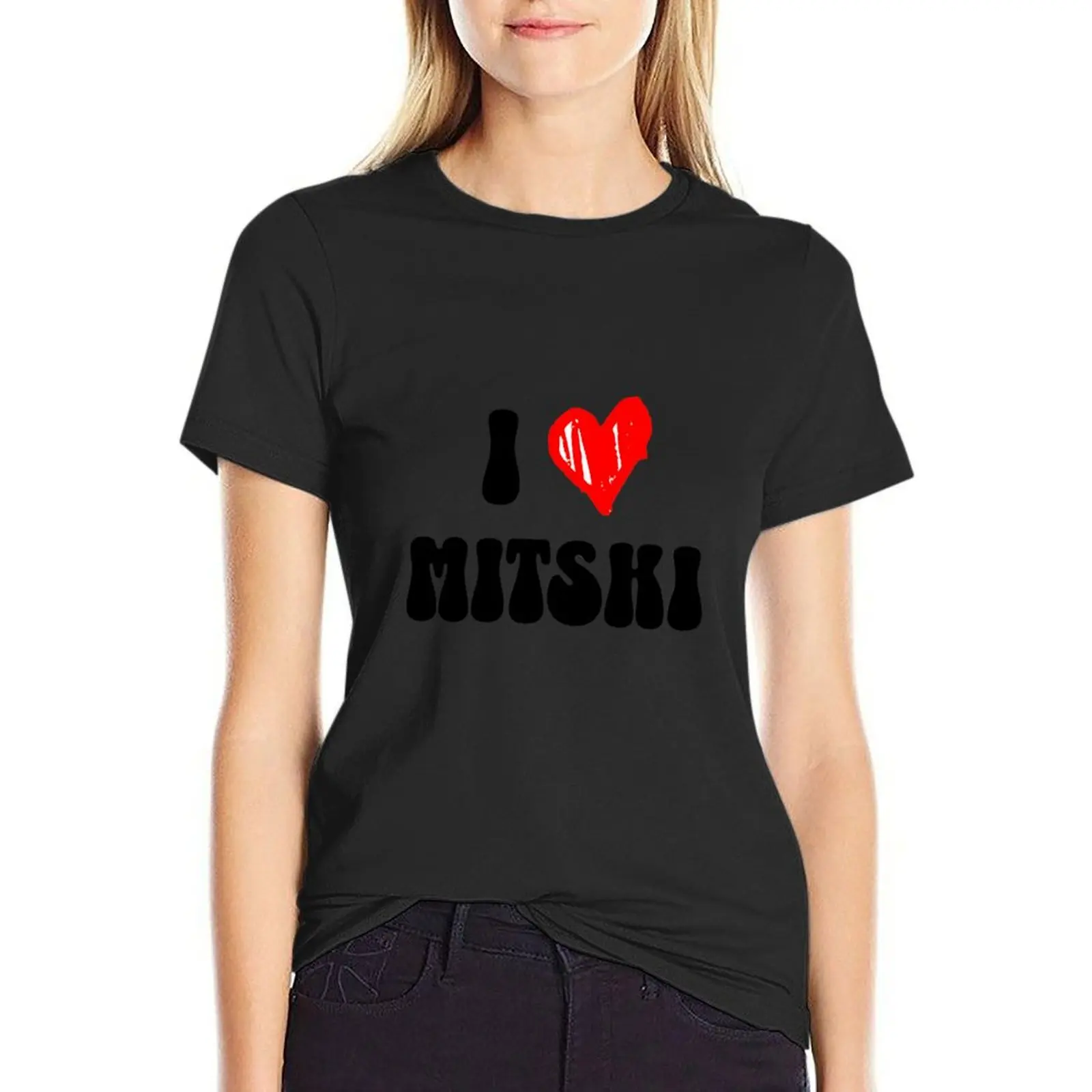 

I love mitski T-Shirt shirts graphic tees tops vintage clothes for woman